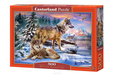 CASTOR PUZZLE 500 WOLFISH WONDERLAND 3049