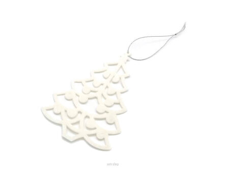 @@ ZAWIESZKA CHOINKA BIAŁA FLOCK 10X15 CM 6067