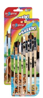 PĘDZELKI 6 SZT INSPIRIA [12] 0617