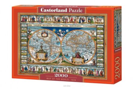 CASTOR PUZZLE 2000 MAP OF THE WORLD 1639 0733