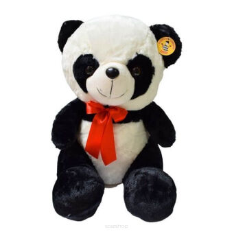 PLUSZ PANDA Z CZERWONĄ KOKARDĄ 35 CM 5907