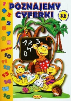 POZNAJEMY CYFERKI 32 NAKLEJKI A4 7015