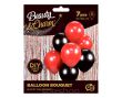 BUKIET BALONOWY B&C CZERWONO-CZARNY 7 SZT 4375 - 2