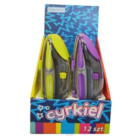 CYRKIEL W ETUI + RYSIKI [12] 2278