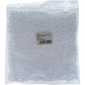 KULKI STYROPIANOWE 4 mm 10G BIAŁE 2925