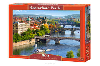 CASTOR PUZZLE 500 VIEW OF BRIDGES IN PRAGUE 3087