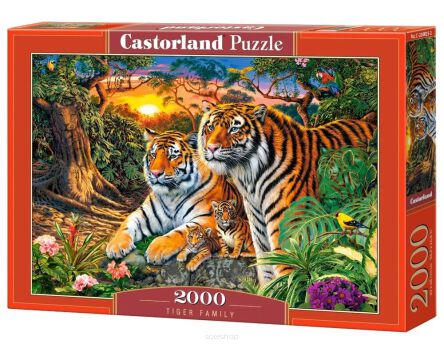 CASTOR PUZZLE 2000 TIGER FAMILY 0825