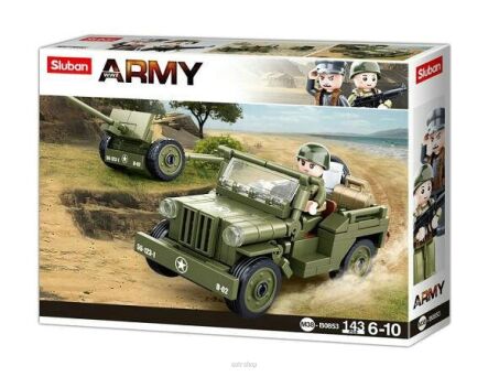 KLOCKI SLUBAN WOJSKO JEEP 143 EL. 5053