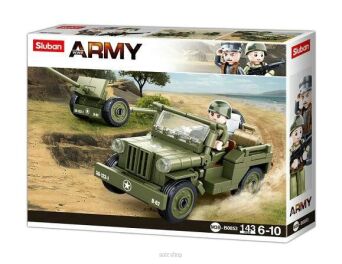 KLOCKI SLUBAN WOJSKO JEEP 143 EL. 5053