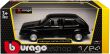 BBURAGO 1:24 VOLKSWAGEN GOLF MK GTI BLACK 0998 NN - 2