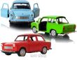 AA WELLY AUTO Z EPOKI PRL TRABANT 1:34 NN - 6