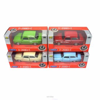 AA WELLY AUTO Z EPOKI PRL TRABANT 1:34 NN
