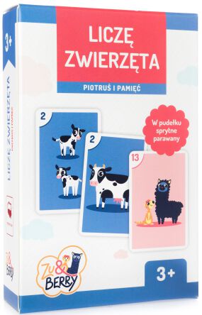 GRA LICZĘ ZWIERZĘTA PIOTRUŚ I PAMIĘĆ ZU&BERRY 0668