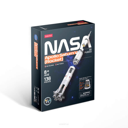 DANTE PUZZLE 3D NASA APOLLO SATURN V ROCKET 0595