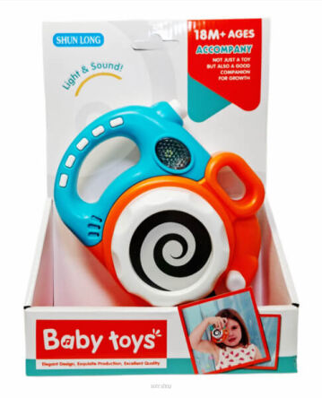 ZABAWKA APARAT FOTOGRAF ŚW. DŹW. 15X20 CM 0237