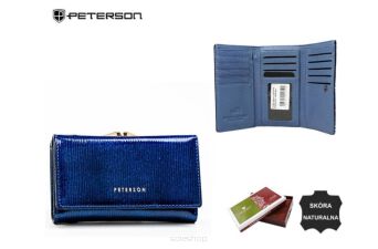 PORTFEL DAMSKI SKÓRZANY PTN 55020-PR BLUE 8287 NN