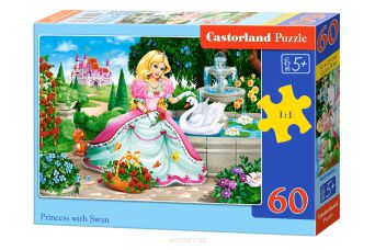 CASTOR PUZZLE 60 PRINCESS WITH SWAN 6056