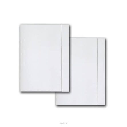 TECZKA Z GUMKĄ A4 BIAŁA [10] 0078 0074 