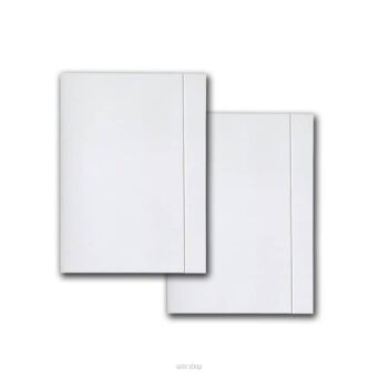 TECZKA Z GUMKĄ A4 BIAŁA [10] 0078 0074 