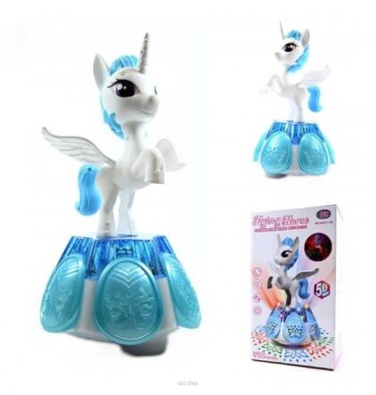 JEDNOROŻEC MUZYCZNY NA BAT. ŚW. DŹW. 28 CM 5247