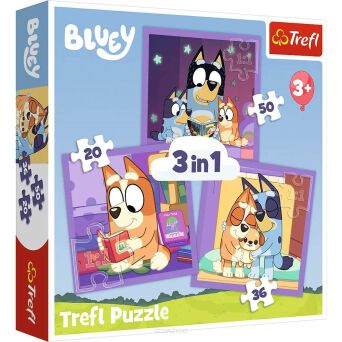 TREFL PUZZLE 3W1 POZNAJ BLUEY 8958 NN