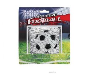 PIŁKA NOŻNA MIĘKKA SQUISHY 7 CM BLISTER (12) 7211