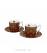 FILIŻANKI ESPRESSO FESTUM ZE SPODKAMI 7127 NN - 2