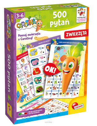 KAROTKA GRA 500 PYTAŃ ZWIERZĘTA 1559