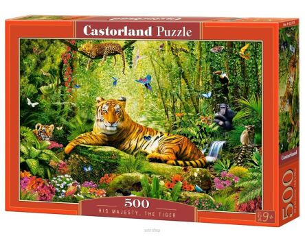 CASTOR PUZZLE 500 HIS MAJESTY THE TIGER 3711