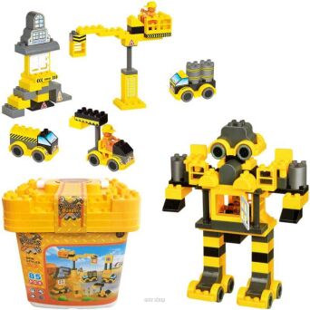 KLOCKI PLAC BUDOWY WIADERKO 85 EL. 22X29 CM 7465