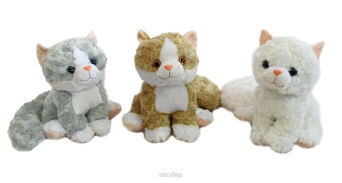 PLUSZ KOT UŚMIECHNIĘTY Z DŹW. 25 CM 1348