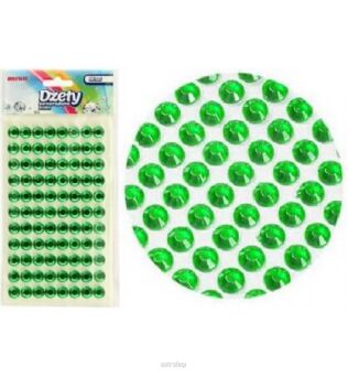 DŻETY SAMOPRZYLEPNE 8 MM ZIELONE 88 SZT 4561 