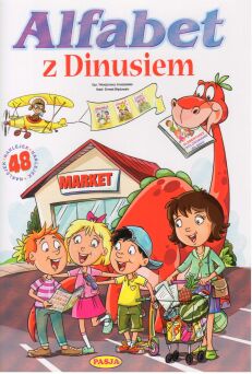 ALFABET Z DINUSIEM Z NAKLEJKAMI 7130