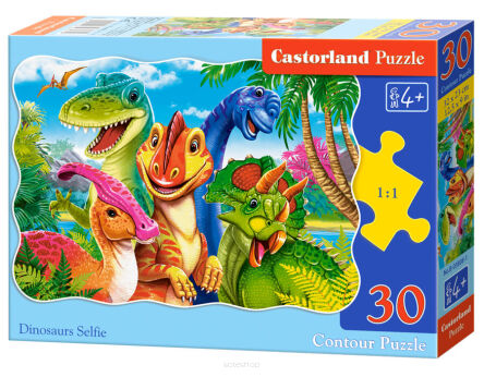 CASTOR PUZZLE 30 DINOSAURS SELFIE 3808