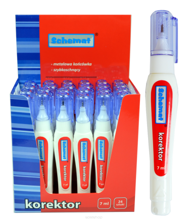 KOREKTOR METALOWA KOŃCÓWKA 7ML [24] 6671