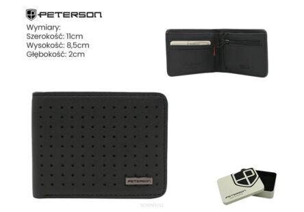 PORTFEL MĘSKI EKO PTN EH-03Z BLACK 5860 NN