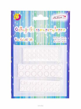 ODBOJNIKI SLIKIONOWE SAMOPRZYLEPNE MIX 4871 NN