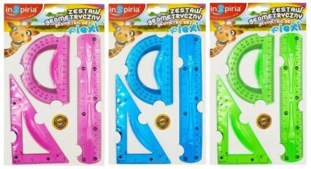 KOMPLET GEOMETRYCZNY FLEXI 3 EL 20 CM 7053