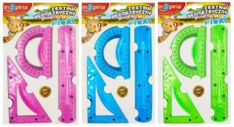 KOMPLET GEOMETRYCZNY FLEXI 3 EL 20 CM 7053