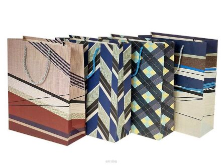 TORBA PREZENTOWA KRATA/PASY 26X32 CM (12) 3304