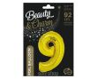 BALON FOLIOWY CYFRA 9 ZŁOTA 92 CM [5] 3075  - 2