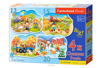 CASTOR PUZZLE 8-12-15-20 FOUR SEASONS 3019