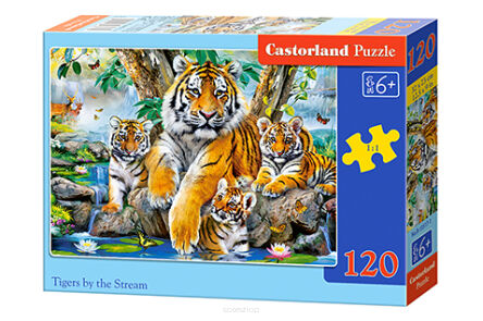 CASTOR PUZZLE 120 TIGERS 3517