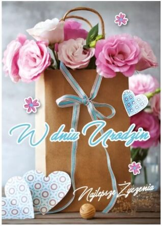 KARTKA URODZINY KWIATY 4680 NN