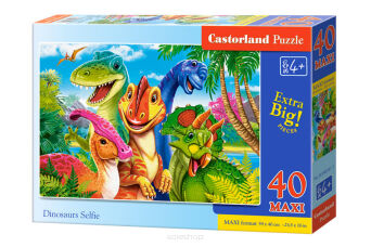 CASTOR PUZZLE 40 MAXI DINOSAURS SELFIE 0391