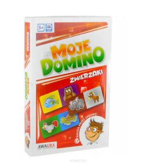 GRA UKŁADANKA DOMINO ZWIERZAKI 3078