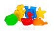 ZESTAW FOREMKI DO PIASKU MIX 6 SZT 10X9 CM 0053 - 3