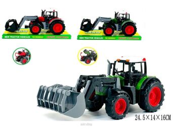 TRAKTOR Z MASZYNĄ ROLNICZĄ TUREM 24X16 CM 1884