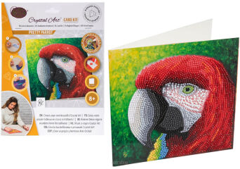 CRYSTAL ART DIAMENT MOZAIKA 18X18 PAPUGA 1622 NN