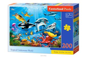CASTOR PUZZLE 200 TROPICAL UNDERWATER WORLD 2094